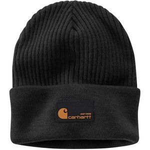 Carhartt Beanie Cap Black Hat NWT